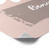 Deer Heart Guest Book Poster - 150 handtekeningen (Hoek)