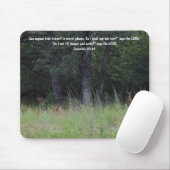 Deer Hiding in Forest Faith Bible Verse Jeremiah Muismat (Met muis)