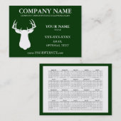 DEER HUNST ENTHUSIAST - Sjabloon voor visitekaartj Visitekaartje (Voorkant / Achterkant)