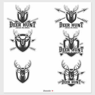Deer Hunt Sticker