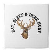Deer Hunt Tegeltje (Voorkant)