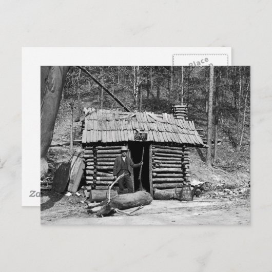 Deer Hunter, 1901 Briefkaart (Voorkant / Achterkant)