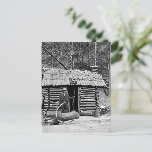 Deer Hunter, 1901 Briefkaart (Staand voorkant)