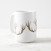 Deer Hunter Antlers Coffee Mok (Voorkant links)
