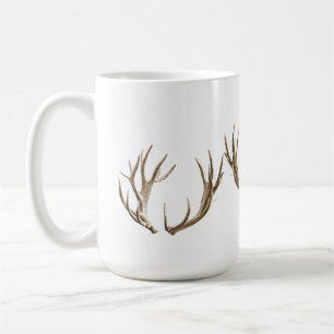 Deer Hunter Antlers Coffee Mok
