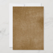 Deer Hunter Any Age Birthday Uitnodiging (Achterkant)