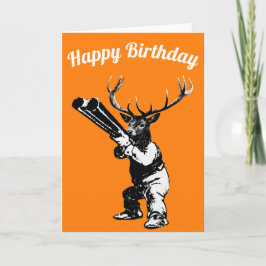 Deer Hunter Birthday Card Kaart
