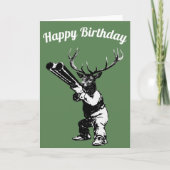 Deer Hunter Birthday Card Kaart (Voorkant)