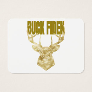 Deer Hunter Buck Fiden Political Anti-BIden Wall H Visitekaartje