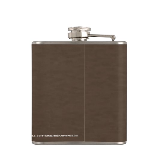 Deer Hunter Buck - Gepersonaliseerd Heupfles (Achterkant)