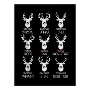 Deer Hunter Buck Lovers All Shanta Perfect Poster