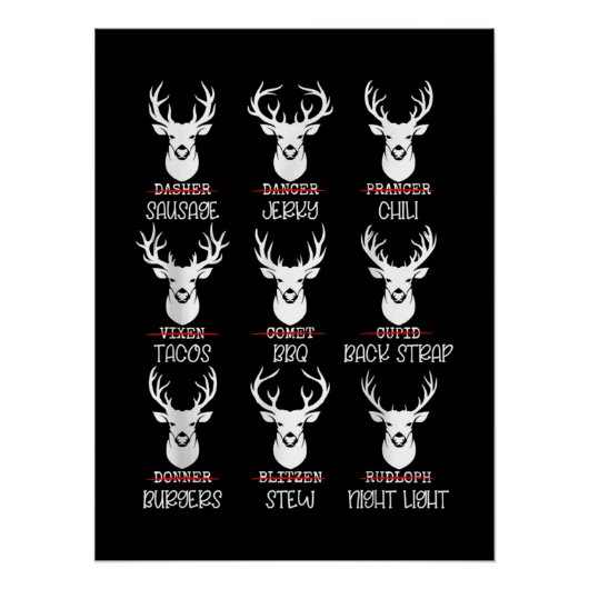 Deer Hunter Buck Lovers All Shanta Perfect Poster (Voorkant)