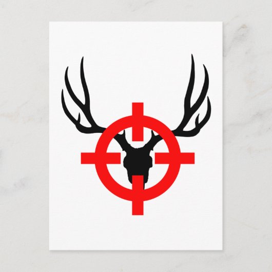 Deer Hunter - Bullseye Briefkaart (Voorkant)