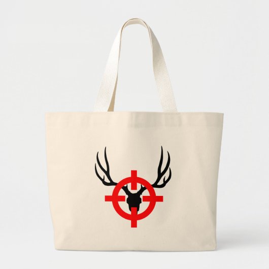 Deer Hunter - Bullseye Grote Tote Bag (Voorkant)