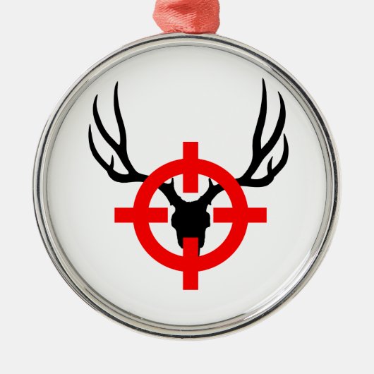 Deer Hunter - Bullseye Metalen Ornament (Voorkant)