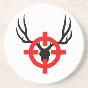 Deer Hunter - Bullseye Zandsteen Onderzetter