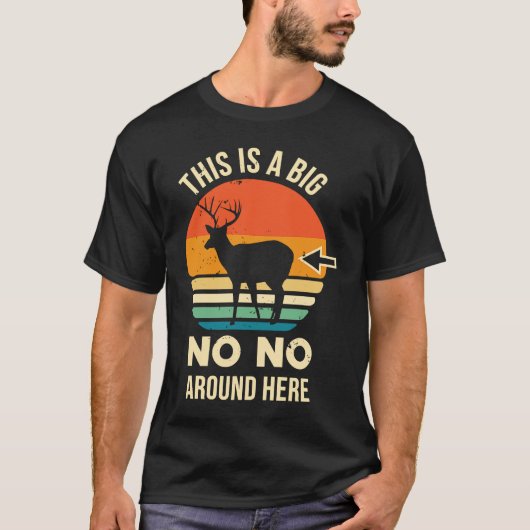 Deer Hunter Deer Butt T-shirt (Voorkant)