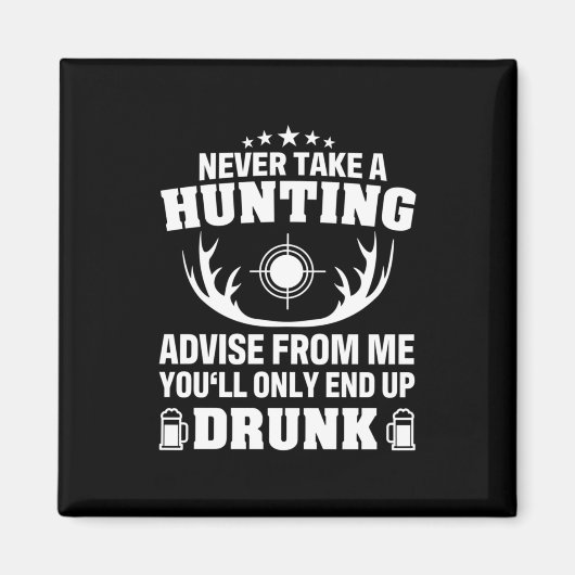 Deer Hunter Drink Magneet (Voorkant)