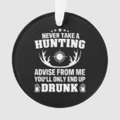 Deer Hunter Drink Ornament (voorkant)