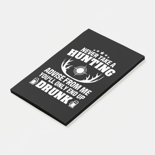 Deer Hunter Drink Post-it® Notes (Schuin)