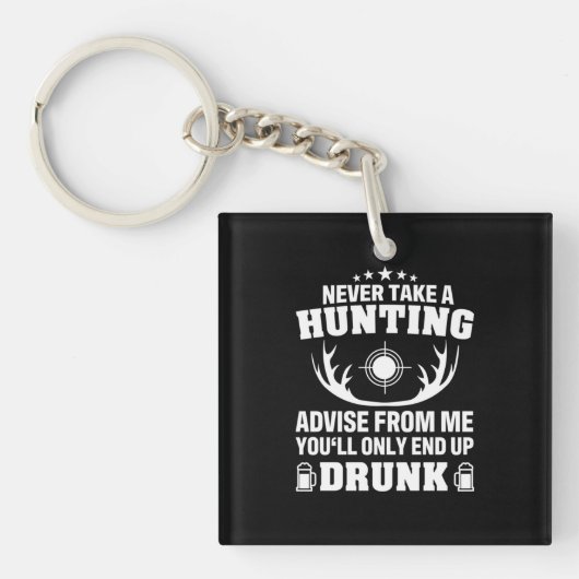 Deer Hunter Drink Sleutelhanger (Voorkant)