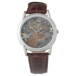 Deer Hunter Gifts, Whitetail Deer Hunting Watch Horloge