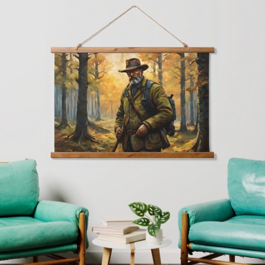 Deer Hunter Hangend Wandkleed (Woonkamer)