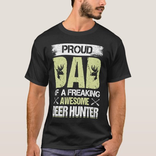 Deer Hunter Hunter Hunter Season Vader 7 T-shirt (Voorkant)