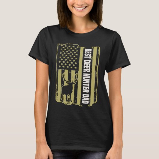 Deer Hunter Hunter Hunter Season Vader 9 T-shirt (Voorkant)