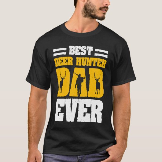 Deer Hunter Hunting Season Father Huntsman Dad  4 T-shirt (Voorkant)