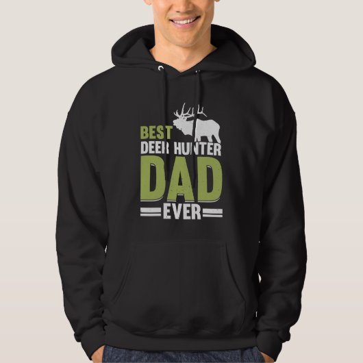 Deer Hunter Hunting Season Father Huntsman Dad  6 Hoodie (Voorkant)
