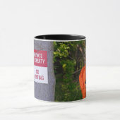 Deer Hunter in Bossen met gebarentaal Mok (Midden)