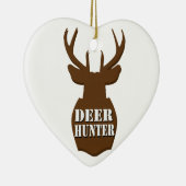Deer Hunter Keramisch Ornament (Rechts)