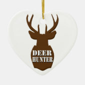 Deer Hunter Keramisch Ornament (Voorkant)
