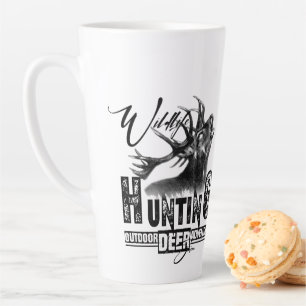Deer hunter, outdooravontuur T-Shirt Trucker Ha Latte Mok
