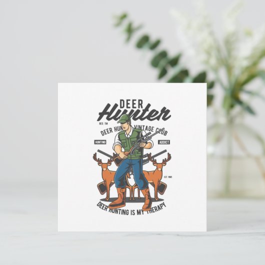 Deer hunter Quote Mancave (Staand voorkant)