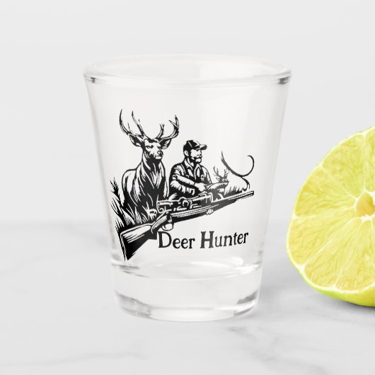 Deer Hunter Shot Glas (Voorkant)