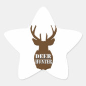 Deer Hunter Ster Sticker (Voorkant)
