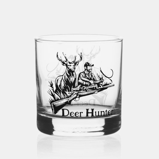 Deer Hunter Whisky Glas (Achterkant)