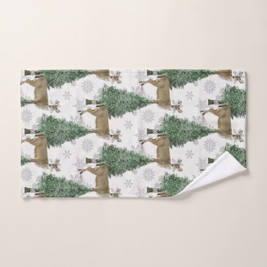 Deer Hunter / Whitetail Deer Pattern Handdoek (Handdoek)