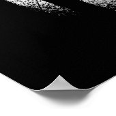 Deer Hunters Deer Skull op Amerikaanse vlag Poster (Hoek)