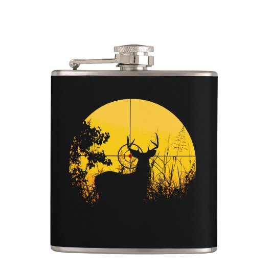 Deer Hunters Flask Heupfles (Voorkant)