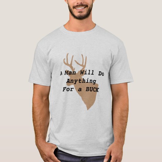 Deer Hunter's Humoureuze T-Shirt (Voorkant)