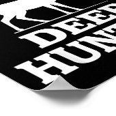 Deer Hunting Art For Men Women Buck Elk Hunter Dee Poster (Hoek)