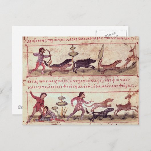 Deer Hunting Briefkaart (Voorkant / Achterkant)