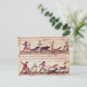 Deer Hunting Briefkaart (Staand voorkant)