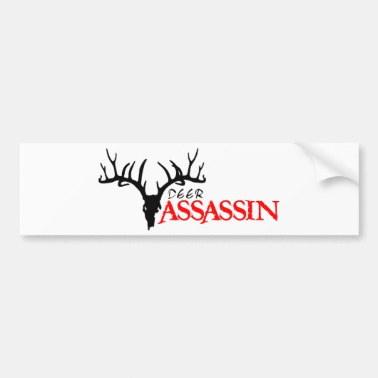 DEER HUNTING BUMPERSTICKER (Voorkant)
