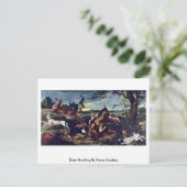 Deer Hunting by Frans Snyders Briefkaart (Staand voorkant)