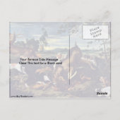 Deer Hunting by Frans Snyders Briefkaart (Achterkant)