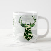 Deer Hunting Camo Buck Grote Koffiekop (Rechts)
